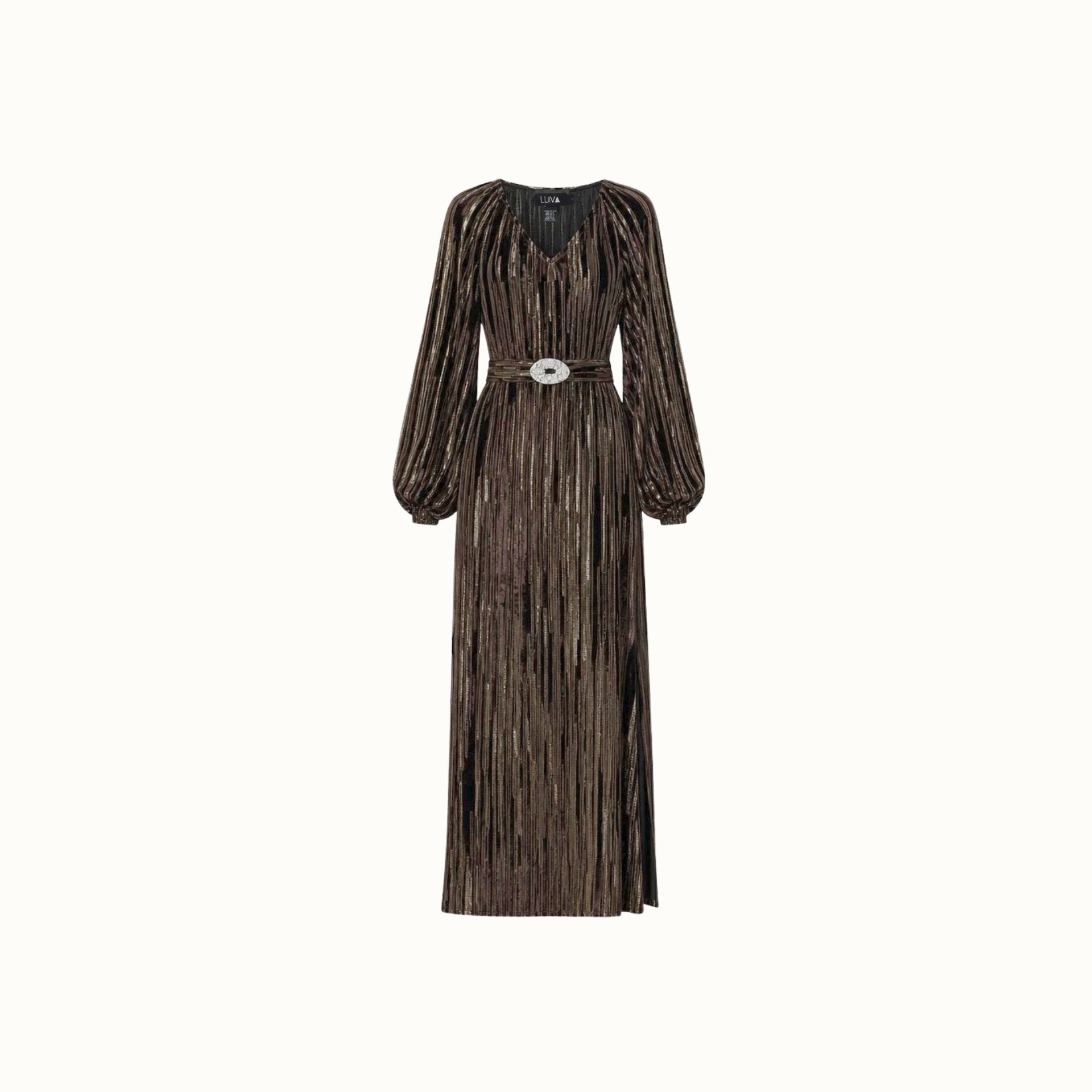 Vestido Elro - Veludo Marrom