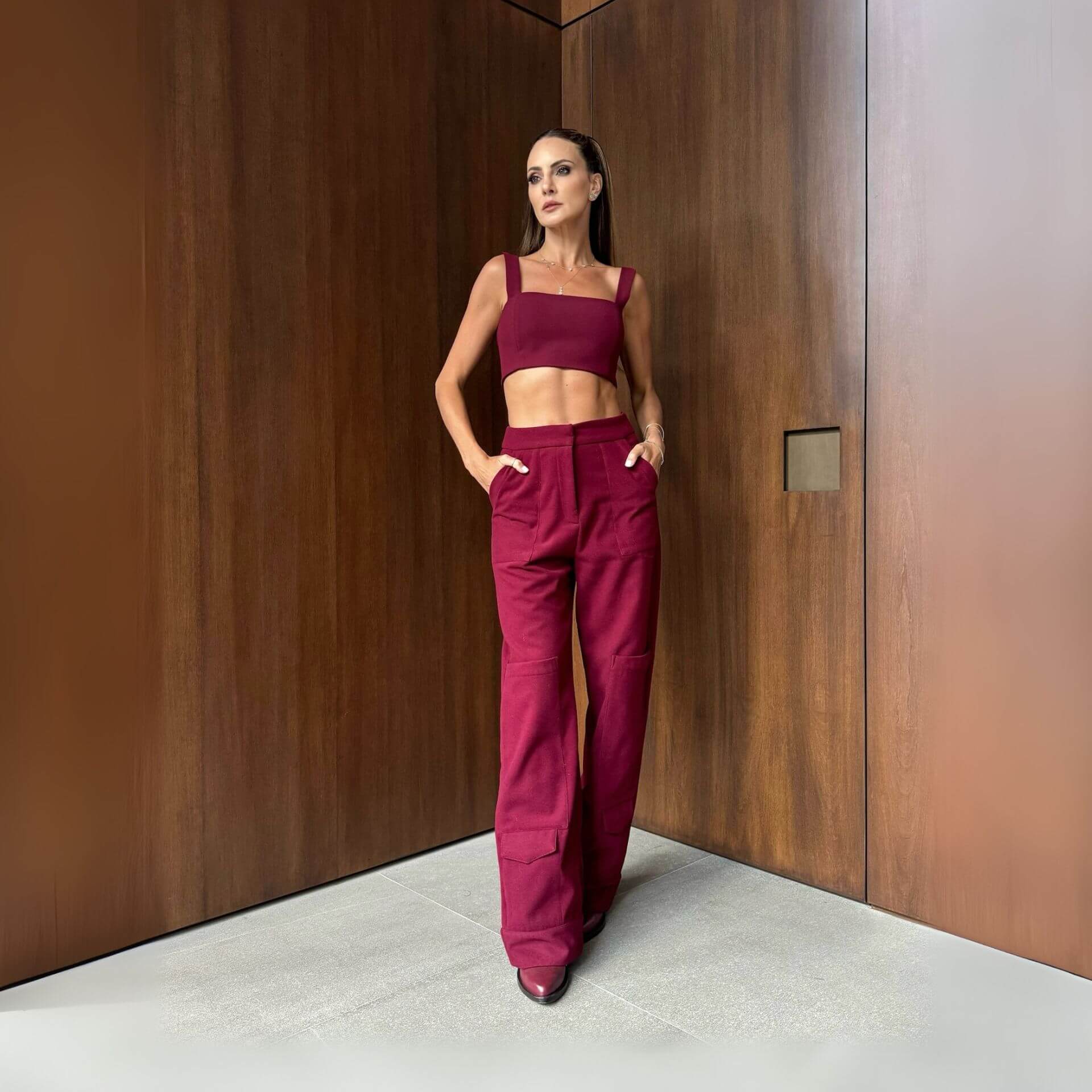 Calça Maeva - Vinho