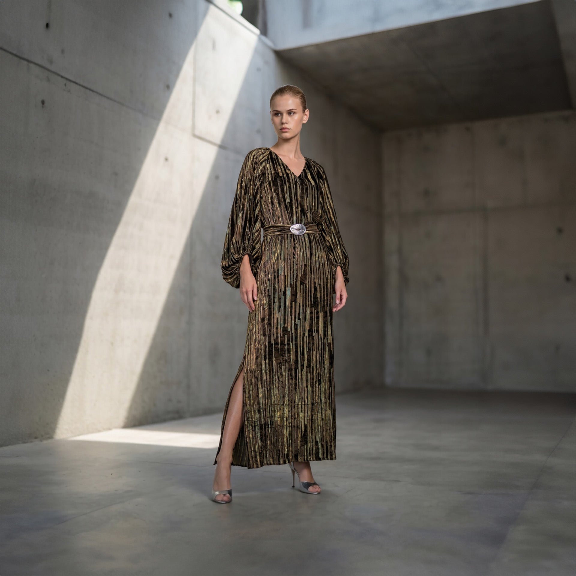Vestido Elro - Veludo Marrom