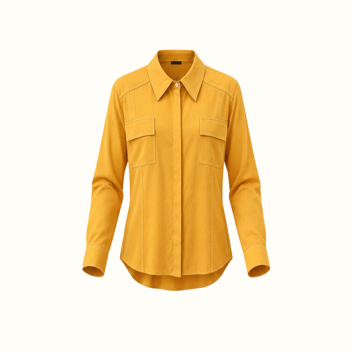 Camisa Selora - Mostarda Seda