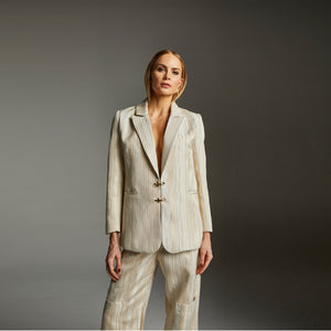 Blazer Localy - Marfim Jacquard