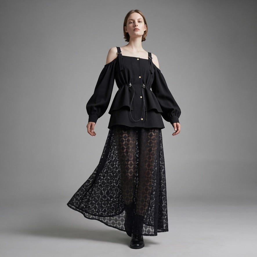 Blusa Gueriny - Preto
