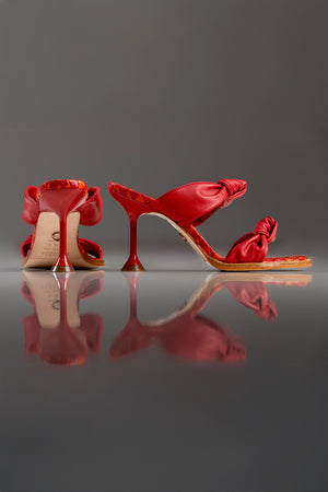 TAMANCO OLIVIA - COURO VERMELHO