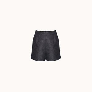 Shorts Zara - Tweed Azul Marinho