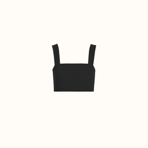 Cropped Umara - Preto Linho