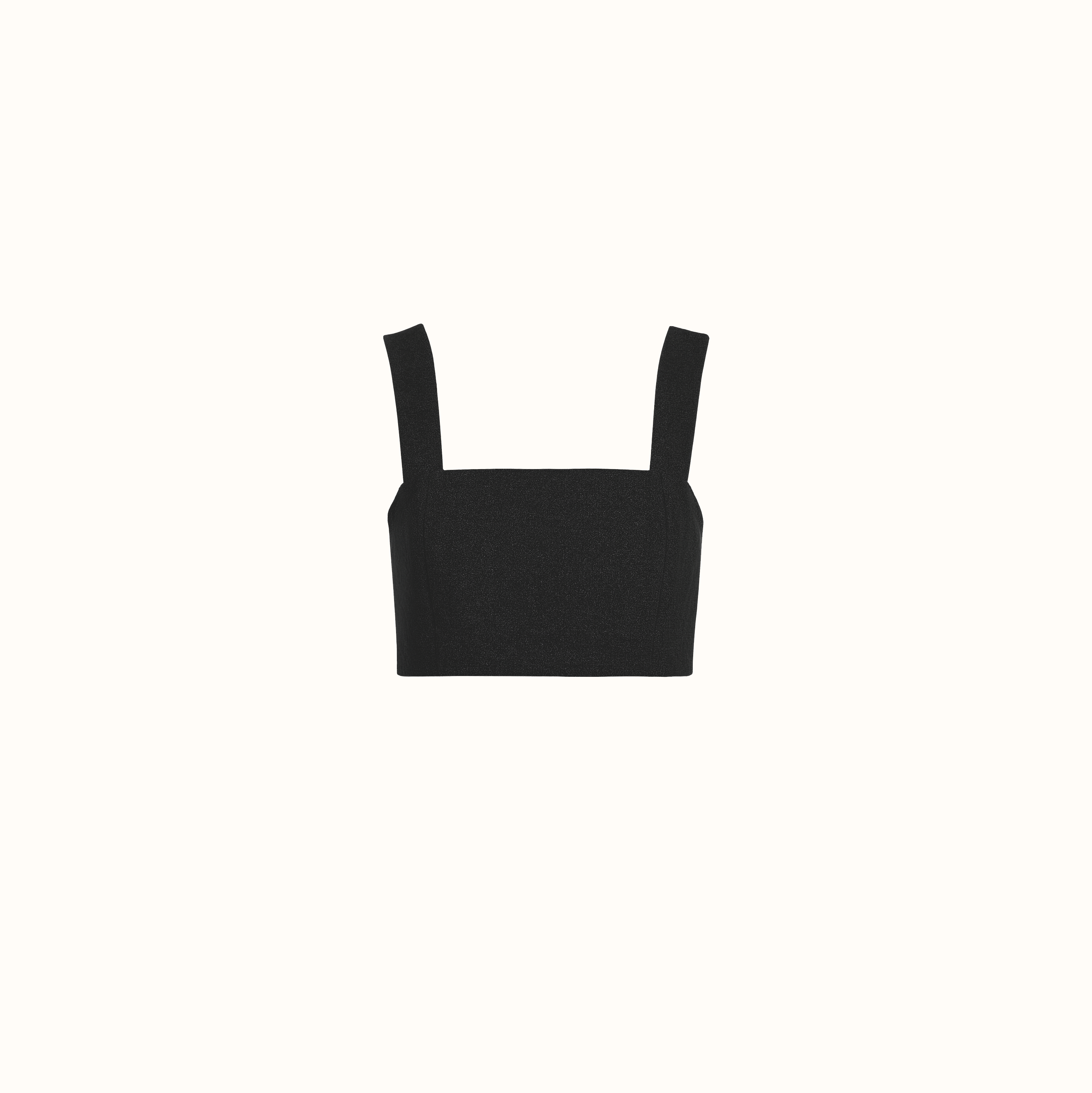 Cropped Umara - Preto Linho