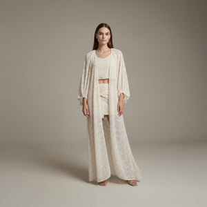 Kimono Longo Noru - Off Milk