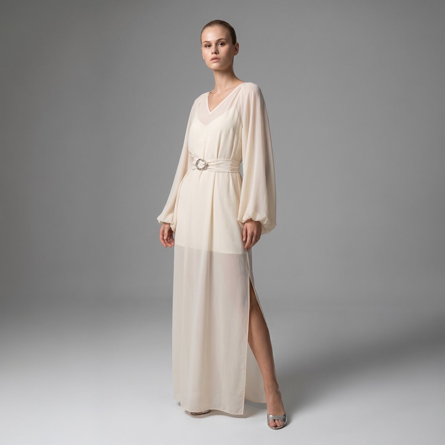 Vestido Elro - Marfim