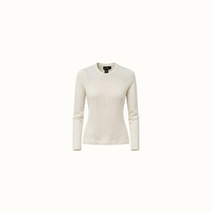 Blusa Bonfin - Malha Lã Off