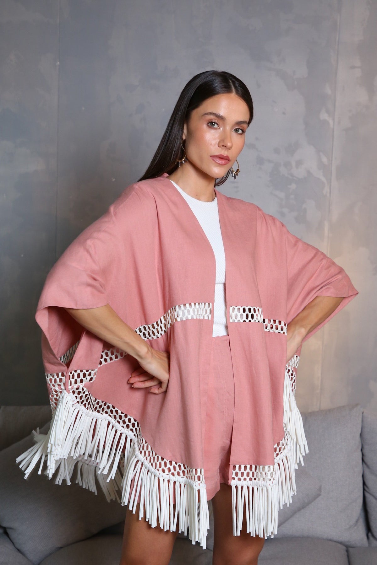 Kimono Faldu - Rose