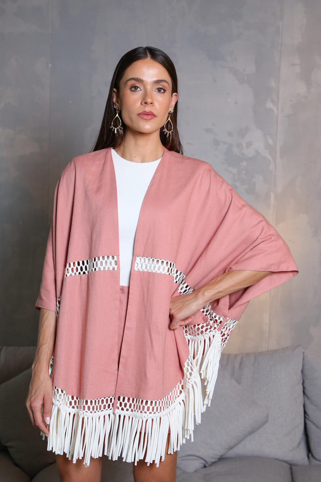 Kimono Faldu - Rose