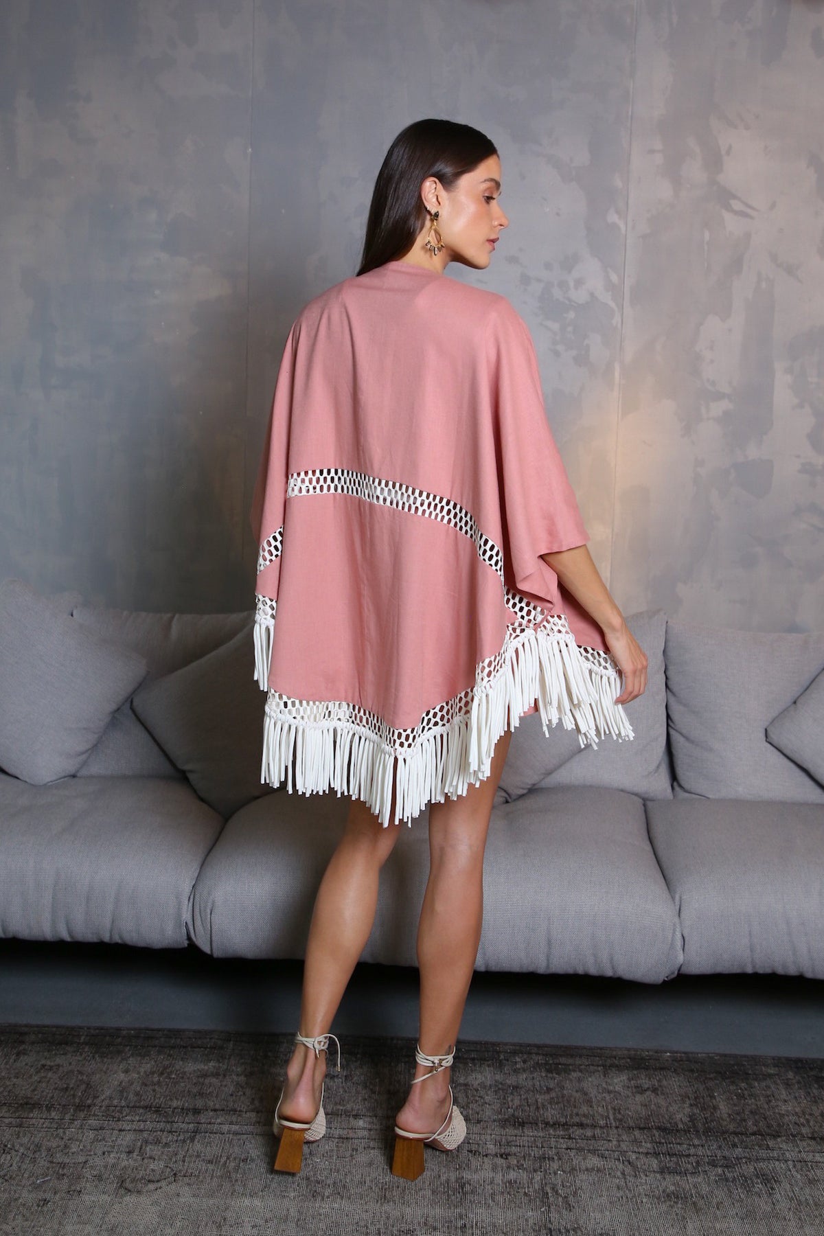 Kimono Faldu - Rose