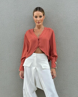 Camisa Gaele - Cereja