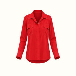 Camisa Selora - Vermelho Seda