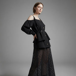 Blusa Gueriny - Preto
