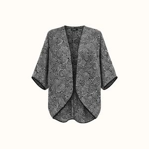 Kimono Florancia - Preto Bordado