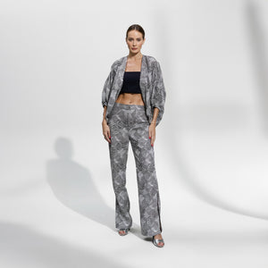 Calça Vaniny - Preto Bordado Bolas