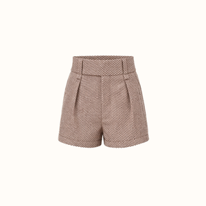 Shorts Hibisco - Tweed Azul