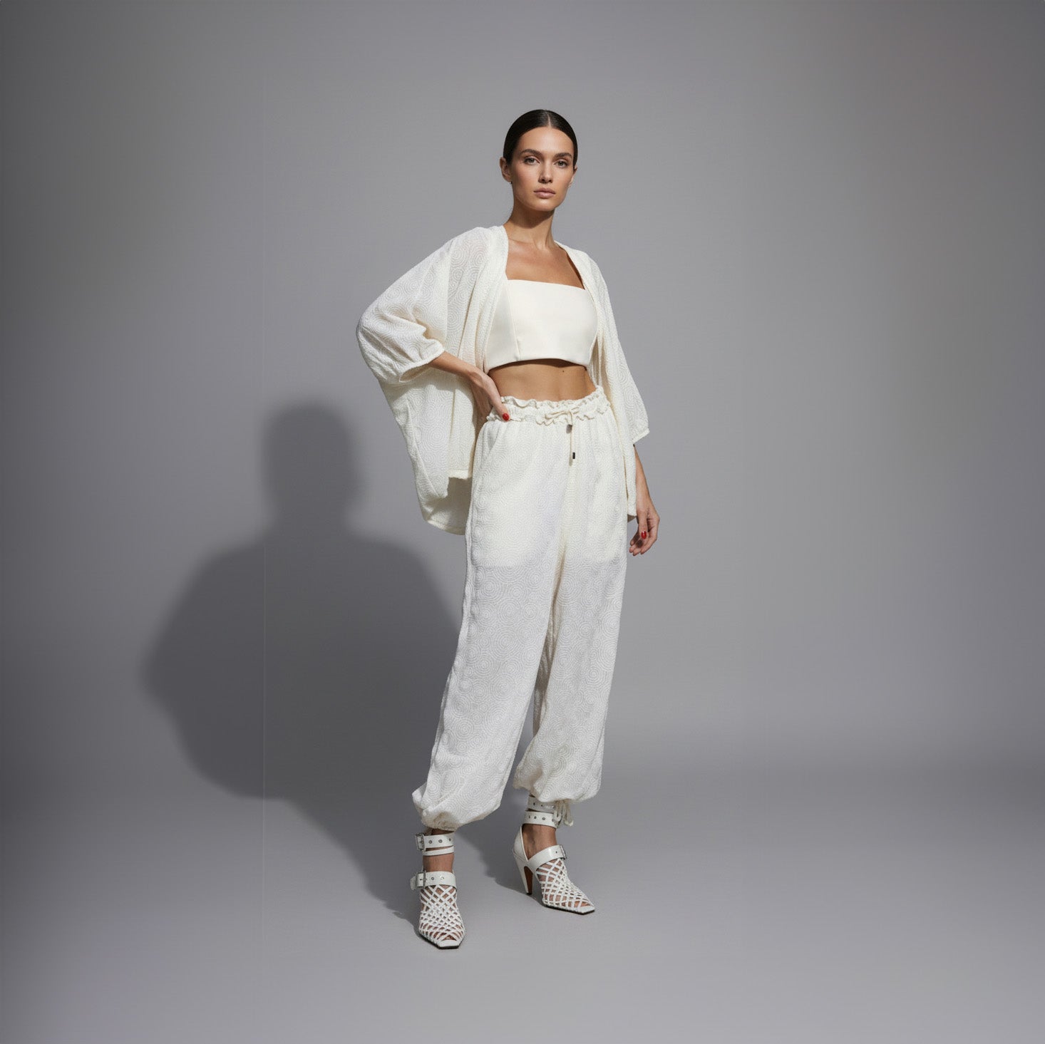 Kimono Florancia - Off Bordado