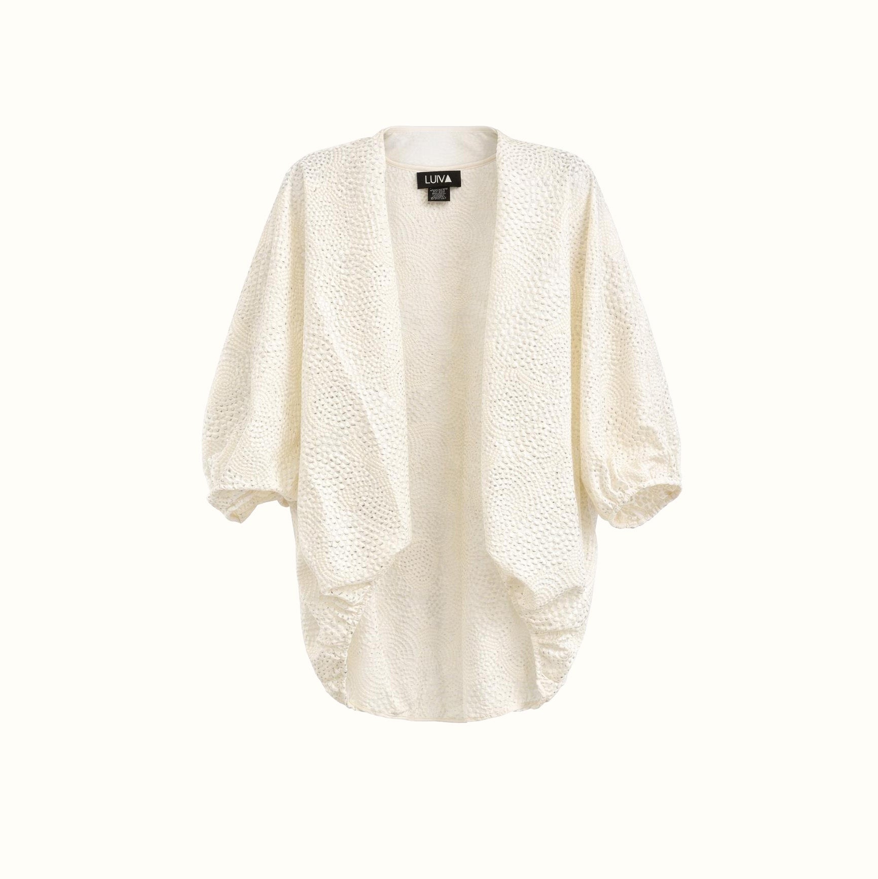 Kimono Florancia - Off Bordado Bolas