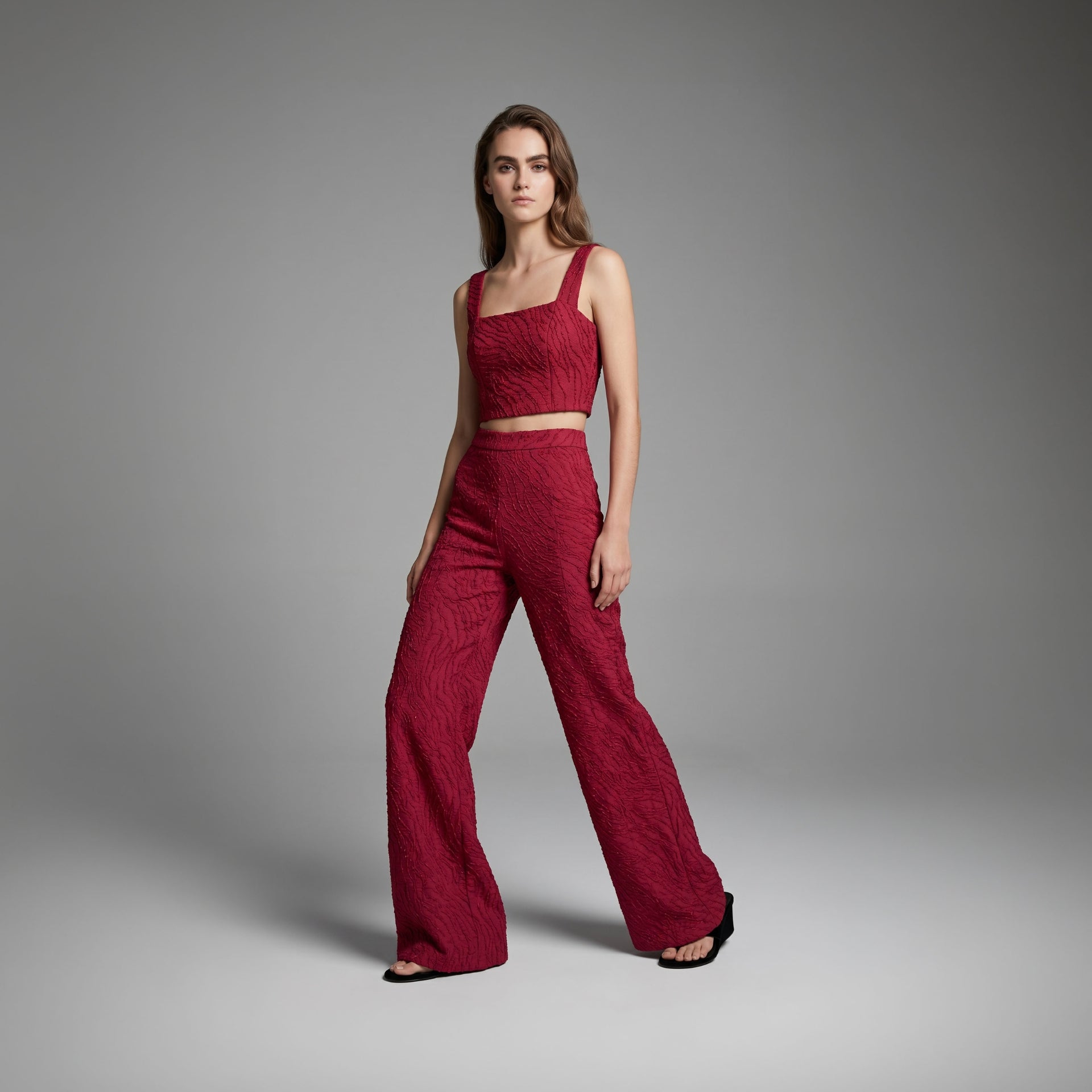 Cropped Coldalina - Bordo