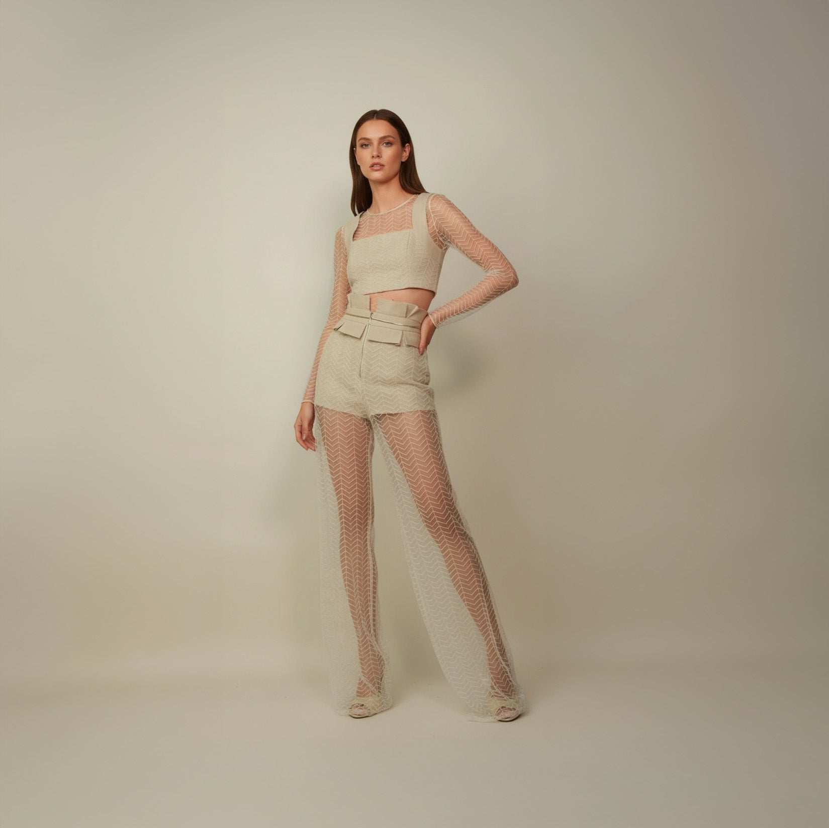 Cropped Lorenza - Bege