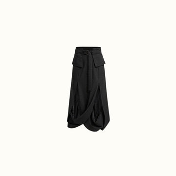 Saia Midi Loryan - Preto