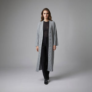 Tricot Longo Jabari - Cinza