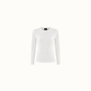 Blusa Bonfin - Malha Tule Bolas Off