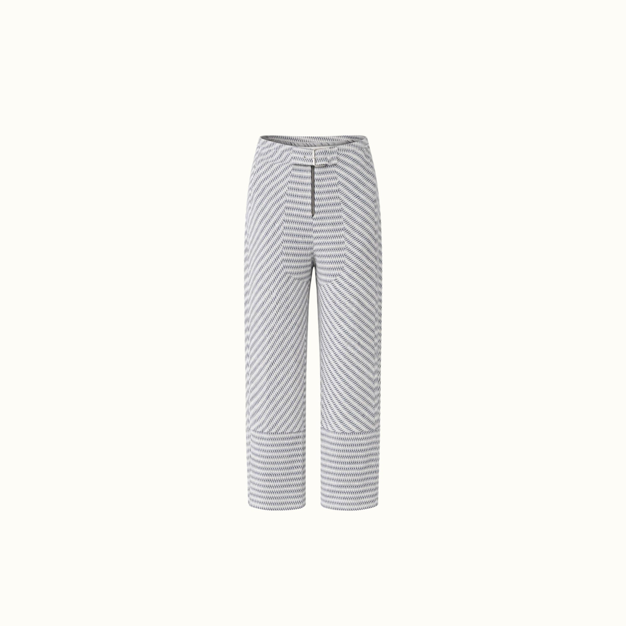 Calça Azilis - Marinho Jacquard 3D
