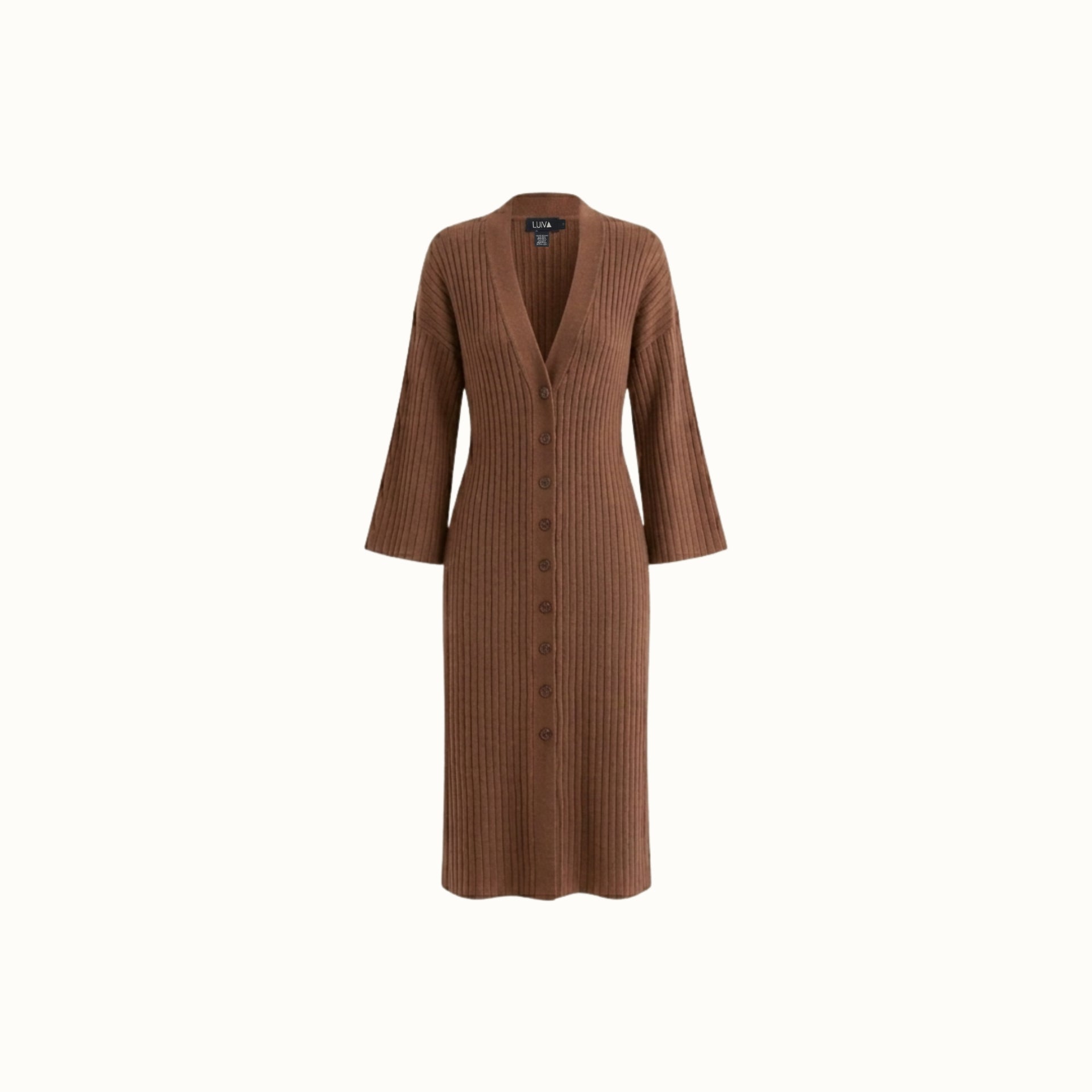 Tricot Longo Jabari - Marrom