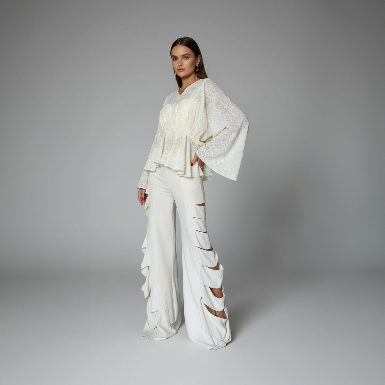 Blusa Humy - Off Bordado