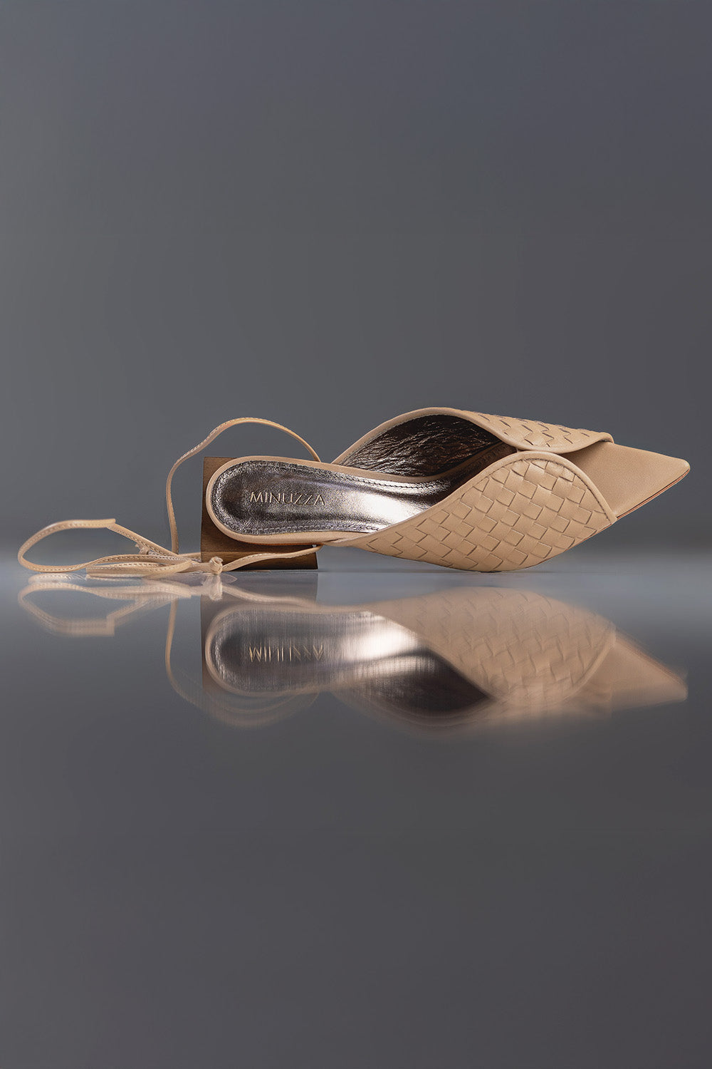 FLAT - SANDALIA LUISA - COURO NUDE