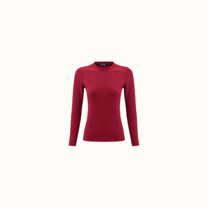 Blusa Bonfin - Malha Casa de Abelha Vinho