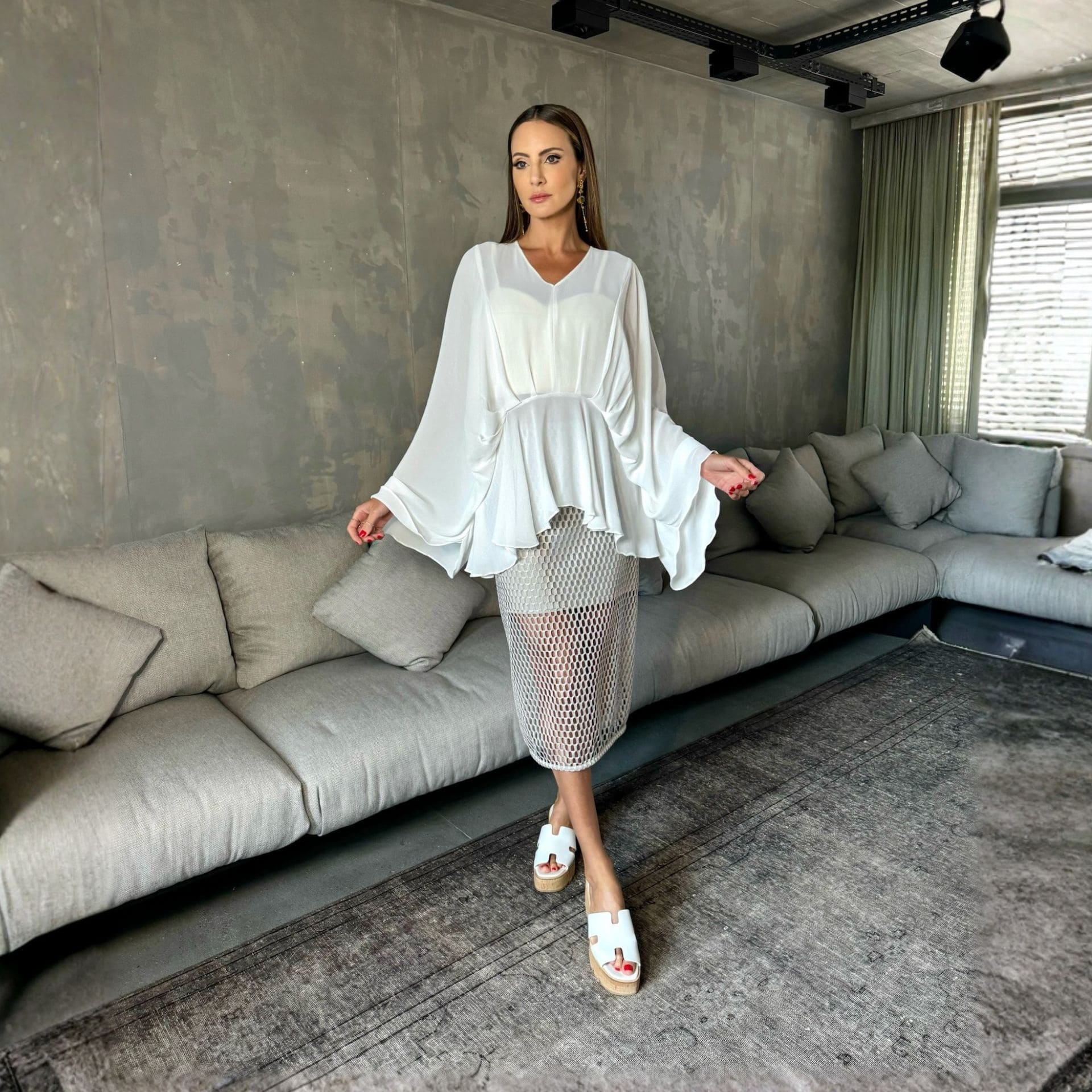 Blusa Humy - Off Georget Liso