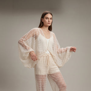 Kimono Thalia - Marfim