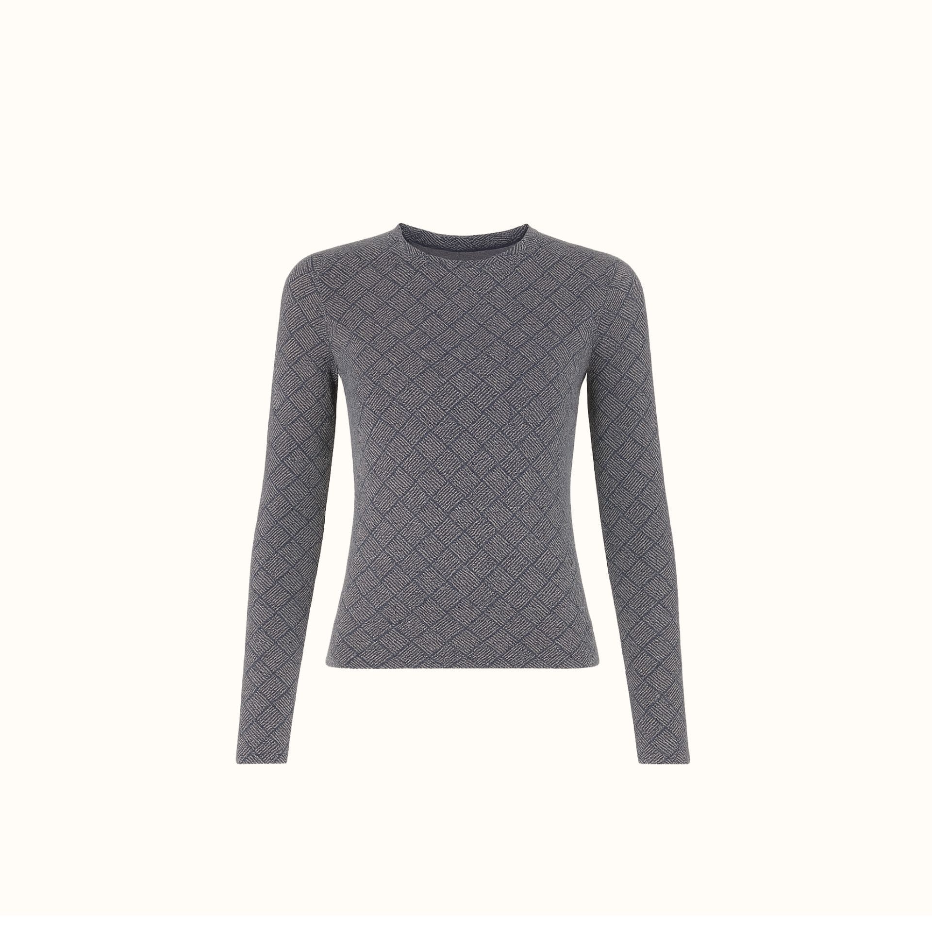 Blusa Bonfin - Preto/Prata Lurex
