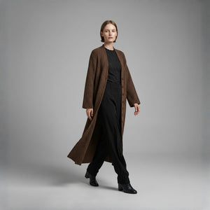 Tricot Longo Jabari - Marrom